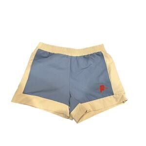 Prince Pickleball Women's Size X-Small Shorts Woven Mid-Rise Blue White Bottoms